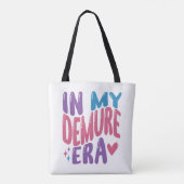In mijn strenge tijdperk tote bag (Achterkant)