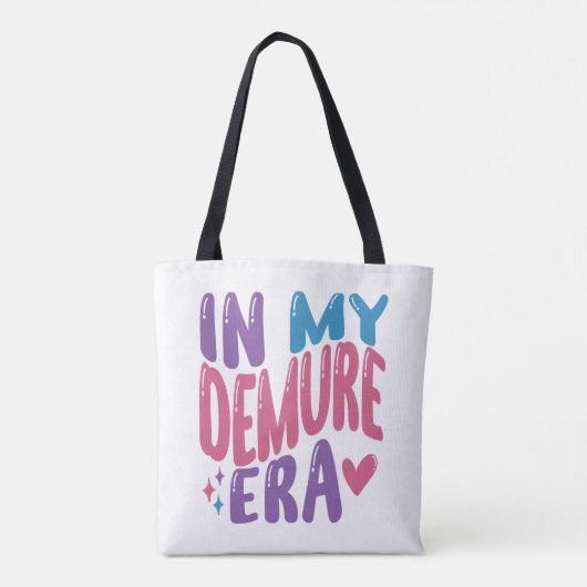 In mijn strenge tijdperk tote bag (Achterkant)