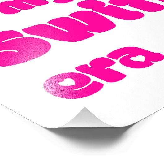 In mijn Swiftie-tijdperk poster (Hoek)