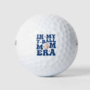 In Mijn T-Ball Moeder Tijdperk T-Shirt Moeder Moed Golfballen