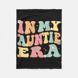 In Mijn Tante Tijd Groovy Retro Voor Tante Kerstmi Fleece Deken