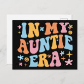 In mijn tante tijdperk briefkaart (Voorkant / Achterkant)