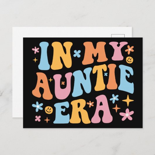 In mijn tante tijdperk briefkaart (Voorkant / Achterkant)