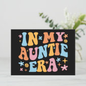 In mijn tante-tijdperk I Aankondiging (Staand voorkant)