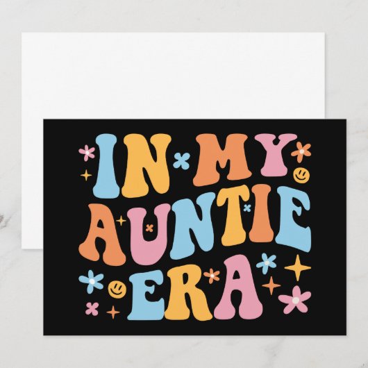 In mijn tante-tijdperk I Aankondiging (Voorkant / Achterkant)