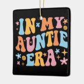 In mijn tante tijdperk keramisch ornament (Links)