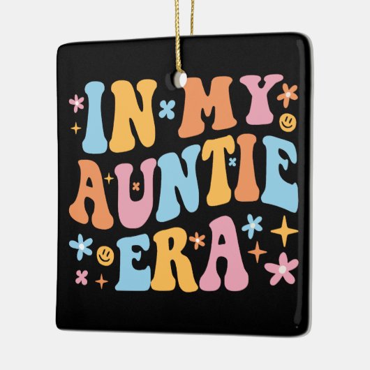 In mijn tante tijdperk keramisch ornament (Links)