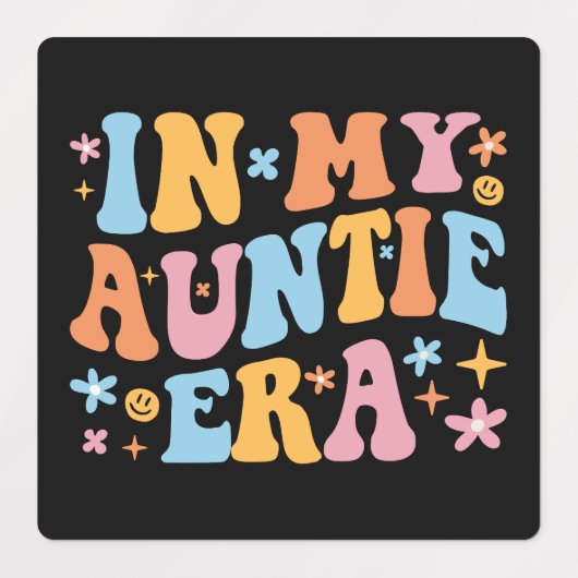 In mijn tante tijdperk labels (Design 1)