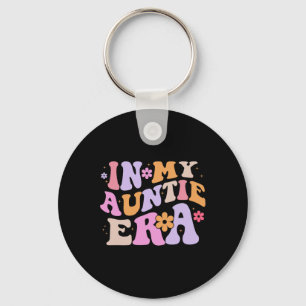 In mijn tante tijdperk Retro Groovy voor Schattige Sleutelhanger