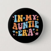 In mijn tante tijdperk ronde button 5,7 cm (Voorkant)