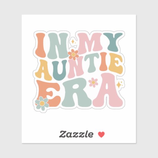 In mijn tante tijdperk sticker (Vel)