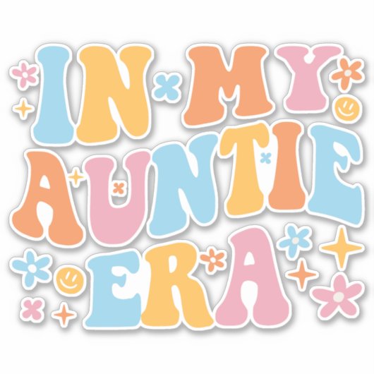In mijn tante tijdperk sticker (Voorkant)