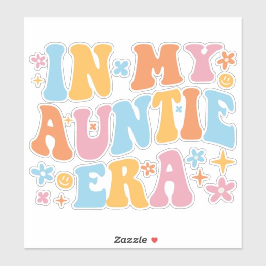 In mijn tante tijdperk sticker (Vel)