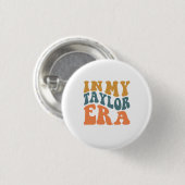 In mijn Taylor Era T-shirt Ronde Button 3,2 Cm (Voorkant /achterkant)