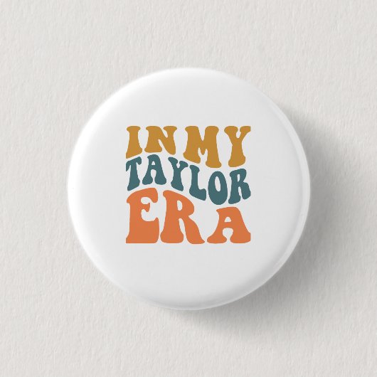 In mijn Taylor Era T-shirt Ronde Button 3,2 Cm (Voorkant)