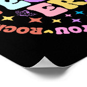 In mijn testtijd laten leerkrachten studenten de t poster (Hoek)