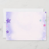 In Mijn Tiener Era Paarse Disco Verjaardagsfoto Kaart (Achterkant)