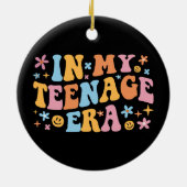 In mijn tienertijd ben ik keramisch ornament (Achterkant)