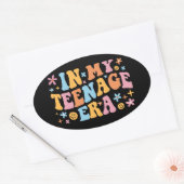 In mijn tienertijd ben ik ovale sticker (Envelop)