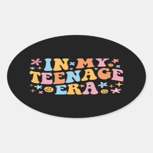 In mijn tienertijd ben ik ovale sticker
