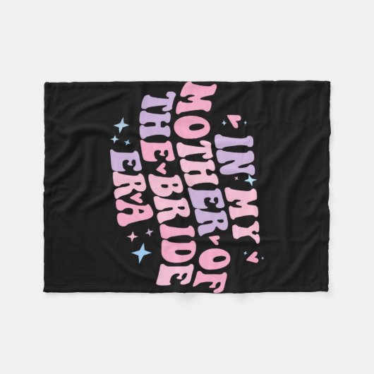 In mijn tijd als moeder van de bruid Groovy vrijge Fleece Deken (Voorkant (Horizontaal))