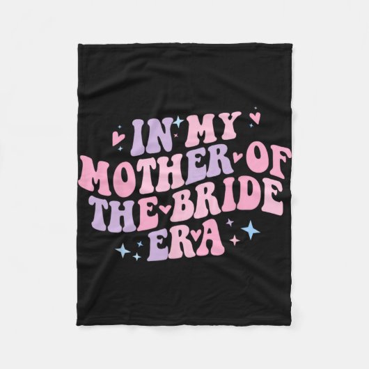 In mijn tijd als moeder van de bruid Groovy vrijge Fleece Deken (Voorkant)