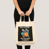 In mijn tijd hadden we negen planeten tote bag (Voorkant (product))