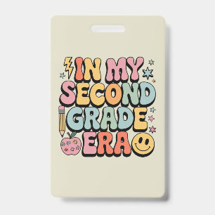 In mijn tijd op de tweede klas 2e klas leraar teru badge