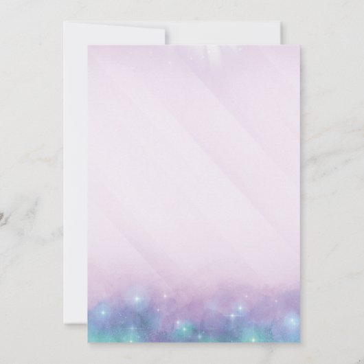 In mijn tijdperk Afstuderen Paarse muziek Afstuder Kaart (Achterkant)