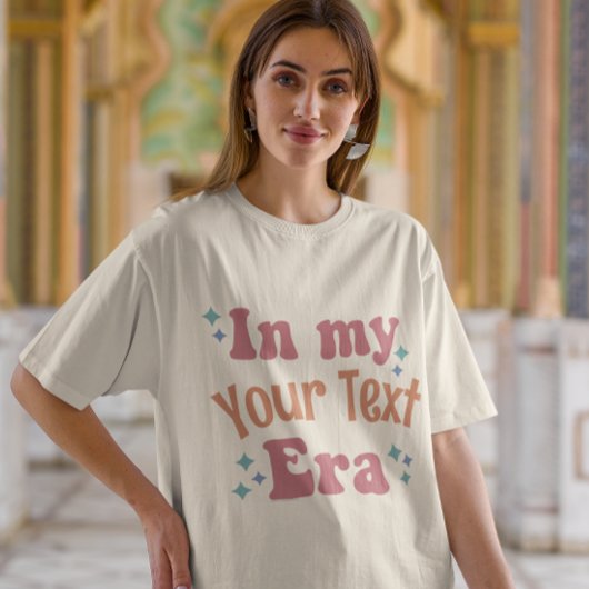 In mijn tijdperk gepersonaliseerde grappige citaat t-shirt