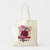 In mijn tijdperk Valentijn's Day Canvas tas, Grapp Tote Bag (Voorkant)
