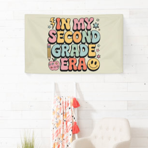 In mijn tijdperk van de tweede klas 2e klas leraar spandoek