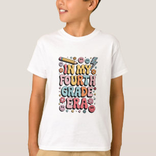 In mijn tijdperk van de vierde klas 4e klas terug  t-shirt