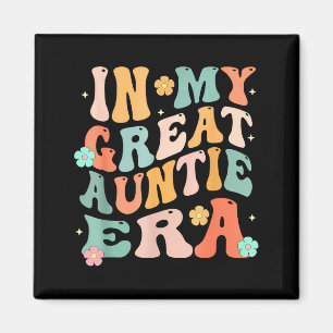 In Mijn Tijdperk Van Grote Tante Baby Aankondiging Magneet