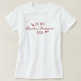 In Mijn Tijdperk van Hopeloze Romantiek Boekliefhe T-shirt