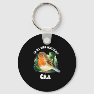 In mijn tijdperk van vogels spotten grappige vogel sleutelhanger