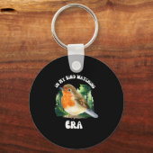 In mijn tijdperk van vogels spotten grappige vogel sleutelhanger (Voorkant)