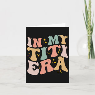 In Mijn Titi Tijdperk Groovy Grappige Titi Tante O Kaart