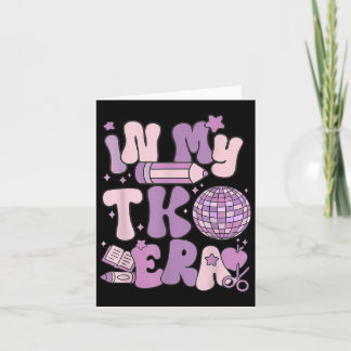 In mijn TK tijdperk leraar Terug naar school Groov Kaart