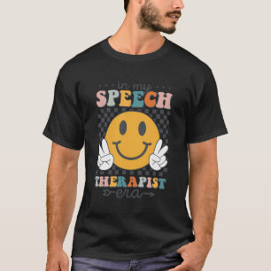 In mijn toespraak therapeut tijdperk retro slp the t-shirt