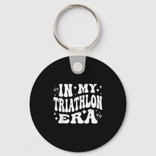 In Mijn Triatlon Tijdperk Grappig Zwemmen Fietsen  Sleutelhanger
