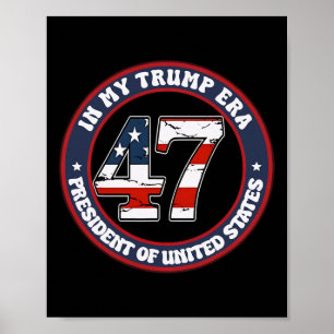 In mijn Trump 2024 tijdperk 47e President Inaugura Poster