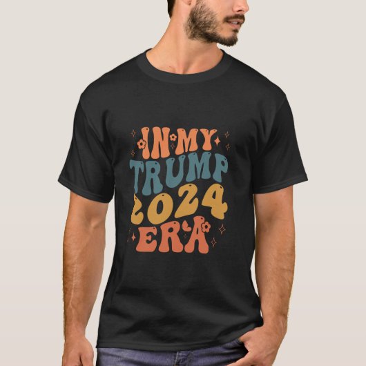 In mijn Trump 2024 tijdperk Groovy Take America Ba T-shirt (Voorkant)