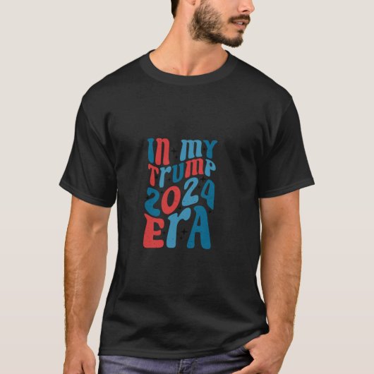 In mijn Trump 2024 tijdperk Groovy Take America Ba T-shirt (Voorkant)