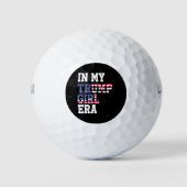 In mijn Trump Girl Era US 47e President Golfballen (Voorkant)