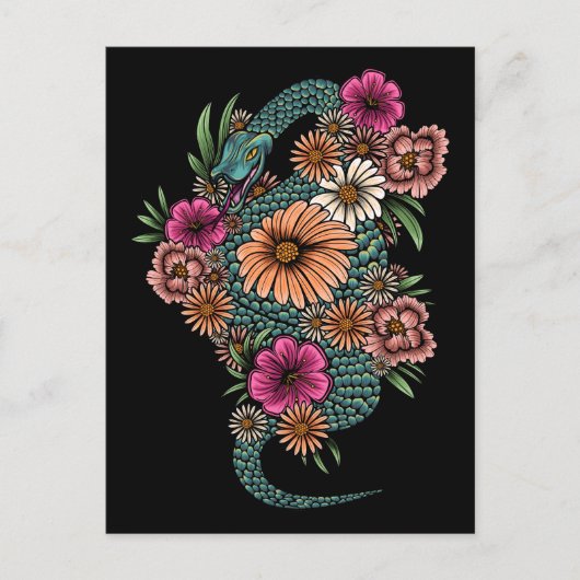 In mijn tuin briefkaart (Voorkant)