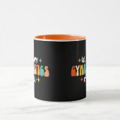 In mijn turntijdperk retro groovy mok (Midden)