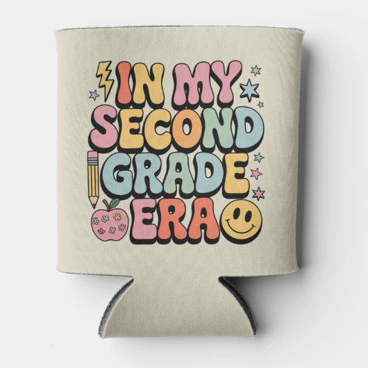 In mijn tweede klas tijdperk 2e klas leraar terug blikjeskoeler (Voorkant)