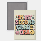 In mijn tweede klas tijdperk 2e klas leraar terug magneet (Voorkant / Achterkant)