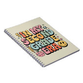 In mijn tweede klas tijdperk 2e klas leraar terug notitieboek (Rechterzijde)